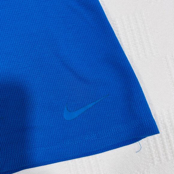 Nike XXL Dri Fit Hoodie Royal Blue Just Do It Poly Cotton Blend - Picture 7 of 8